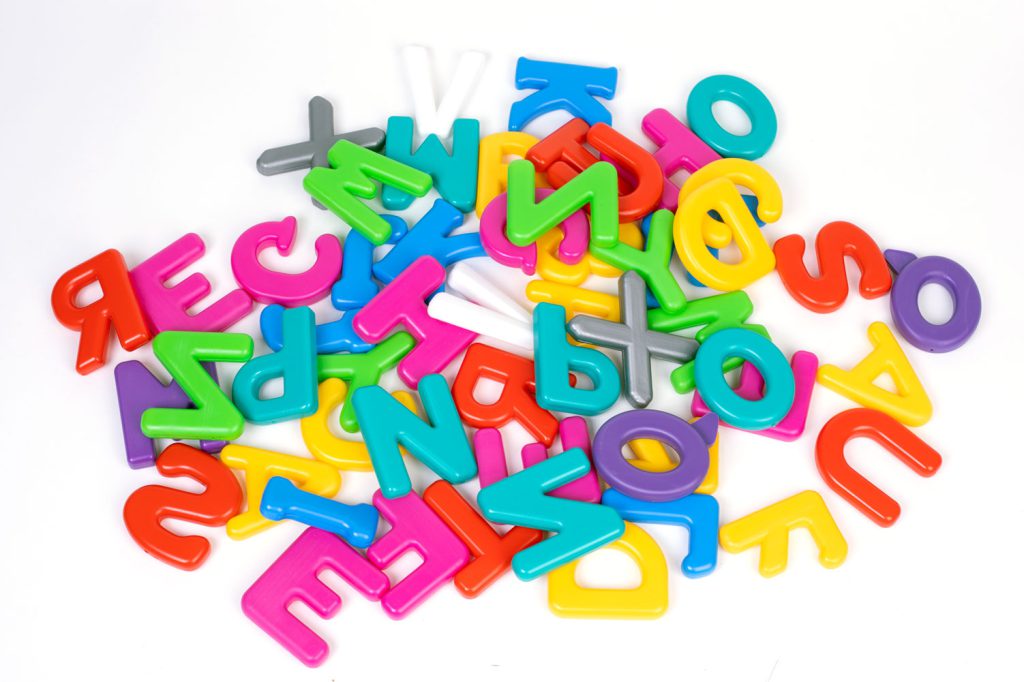 kolorowy alfabet